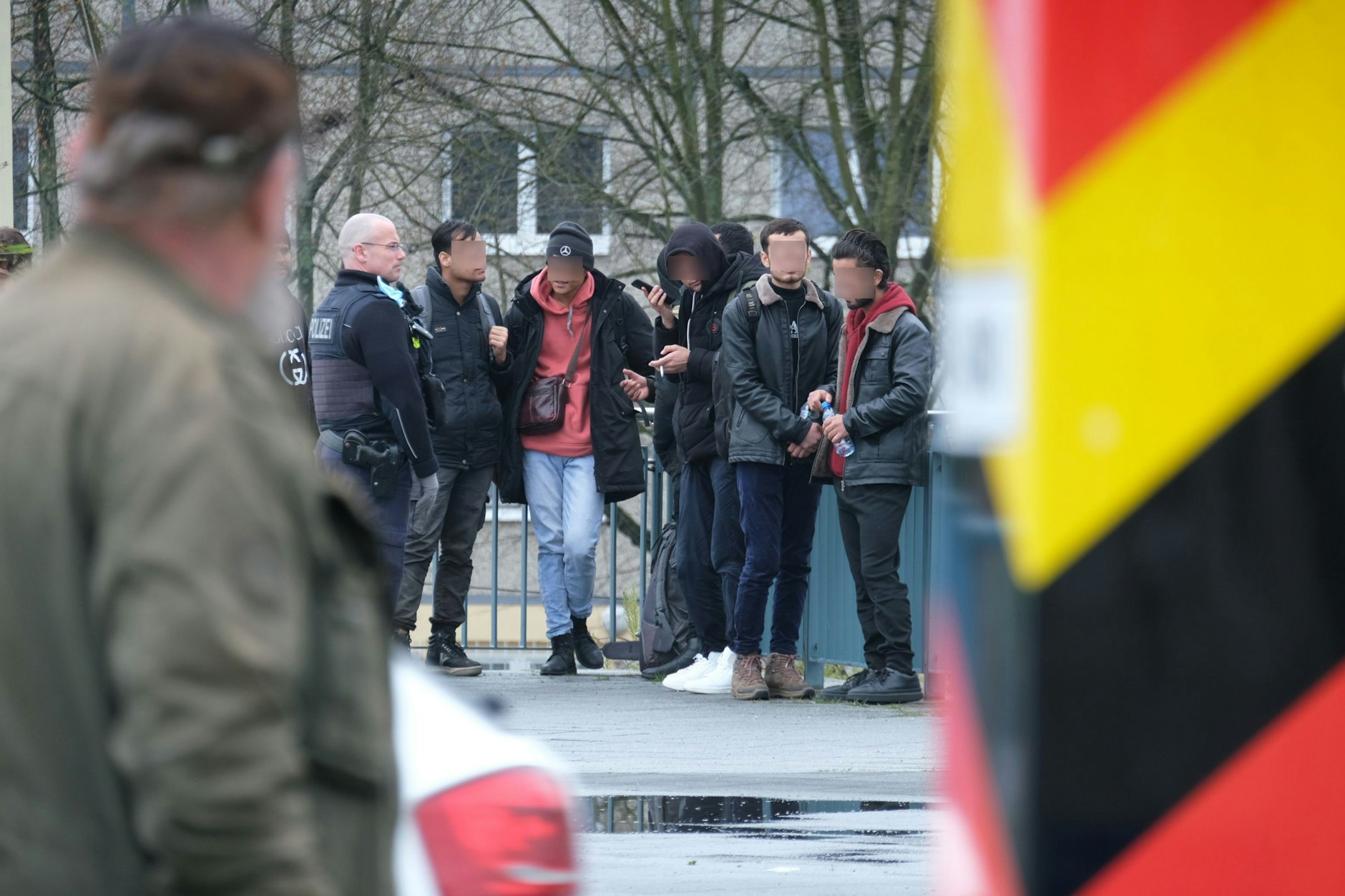 Zehn Männer aus Afghanistan sind über die Stadtbrücke in Frankfurt (Oder) gekommen.&nbsp;