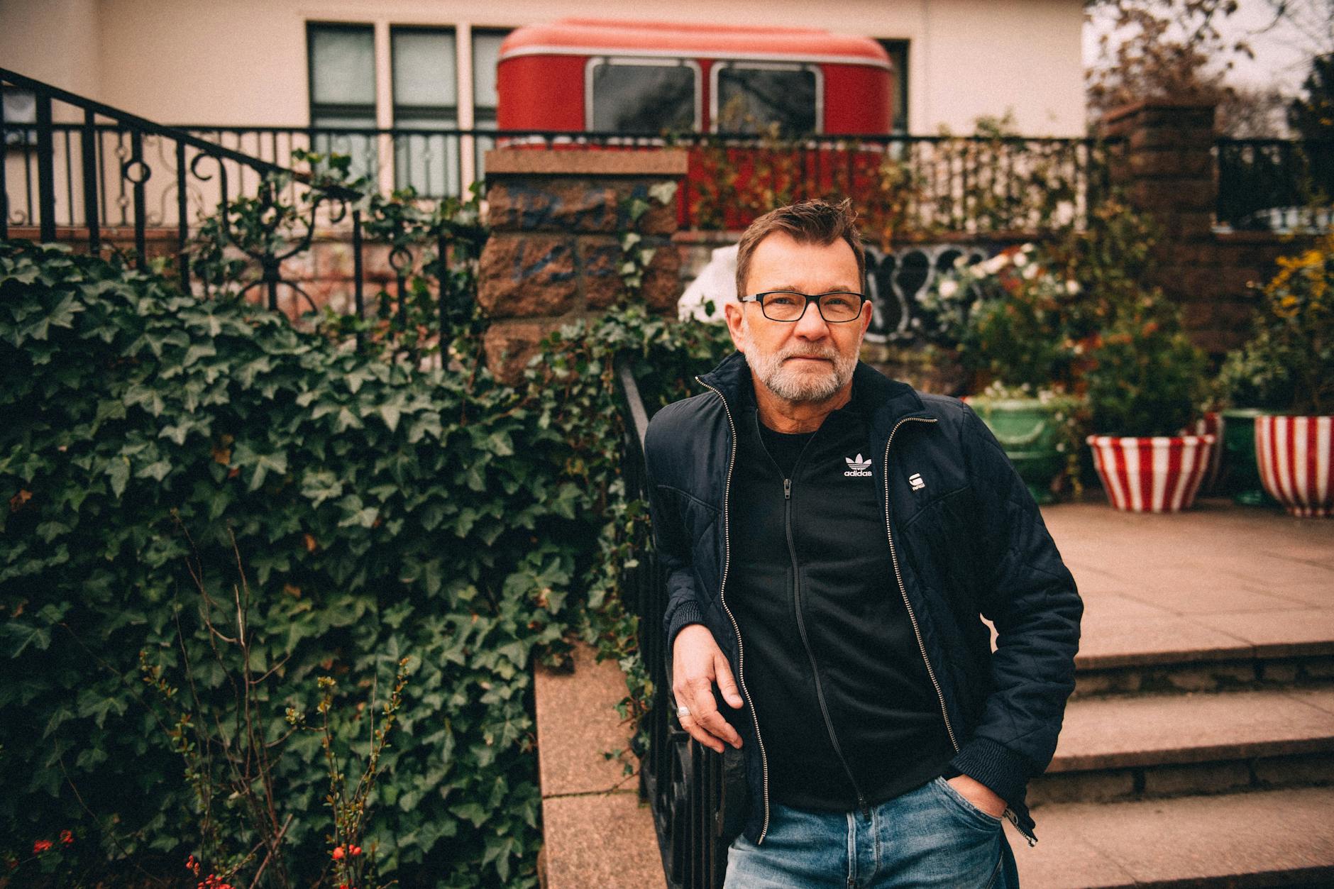 In Mitte daheim: Matthias Freihof am Weinbergspark