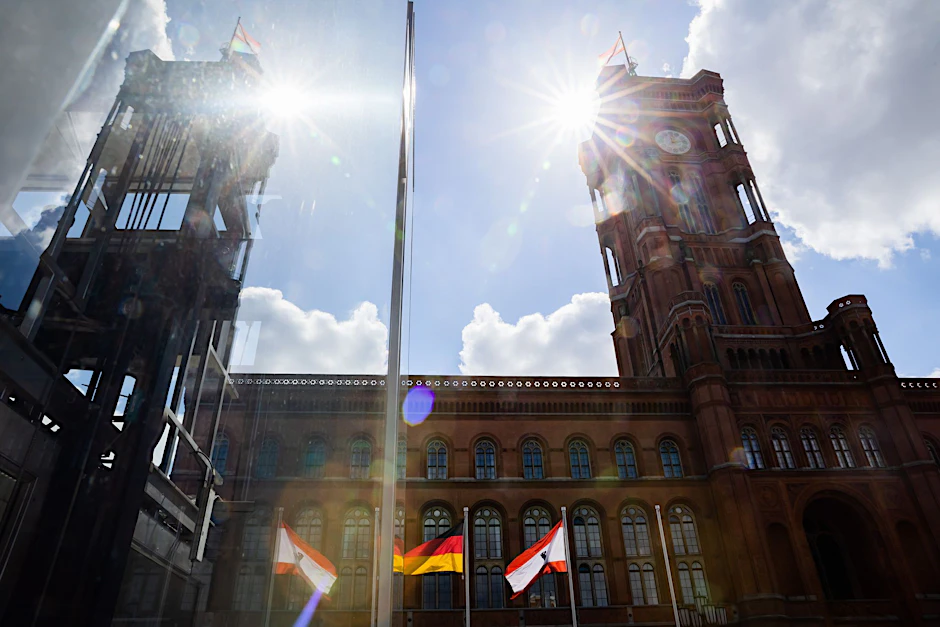 Das Rote Rathaus.