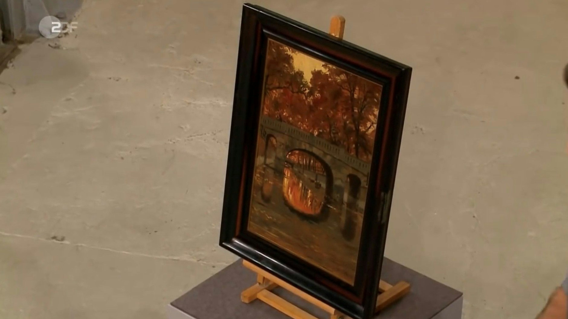 Im „Bares für Rares“-Händlerraum sorgt das Gemälde der Kellertorbrücke für Begeisterung. 