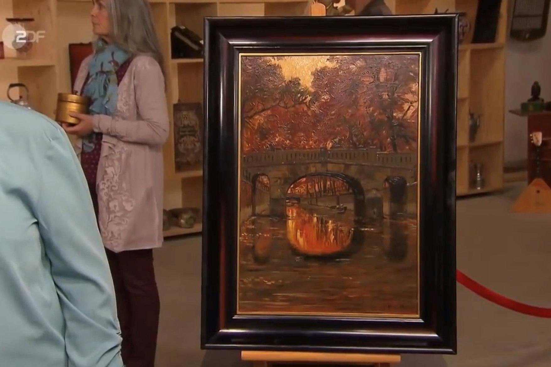 Dieses Bild der Kellertorbrücke in Potsdam soll bei „Bares für Rares“ verkauft werden.