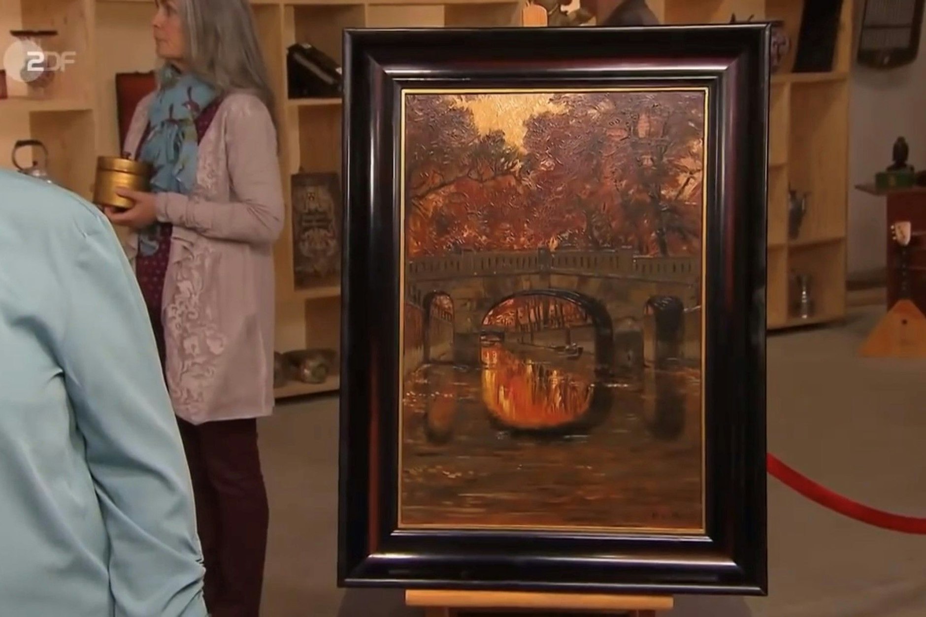 Dieses Bild der Kellertorbrücke in Potsdam soll bei „Bares für Rares“ verkauft werden.