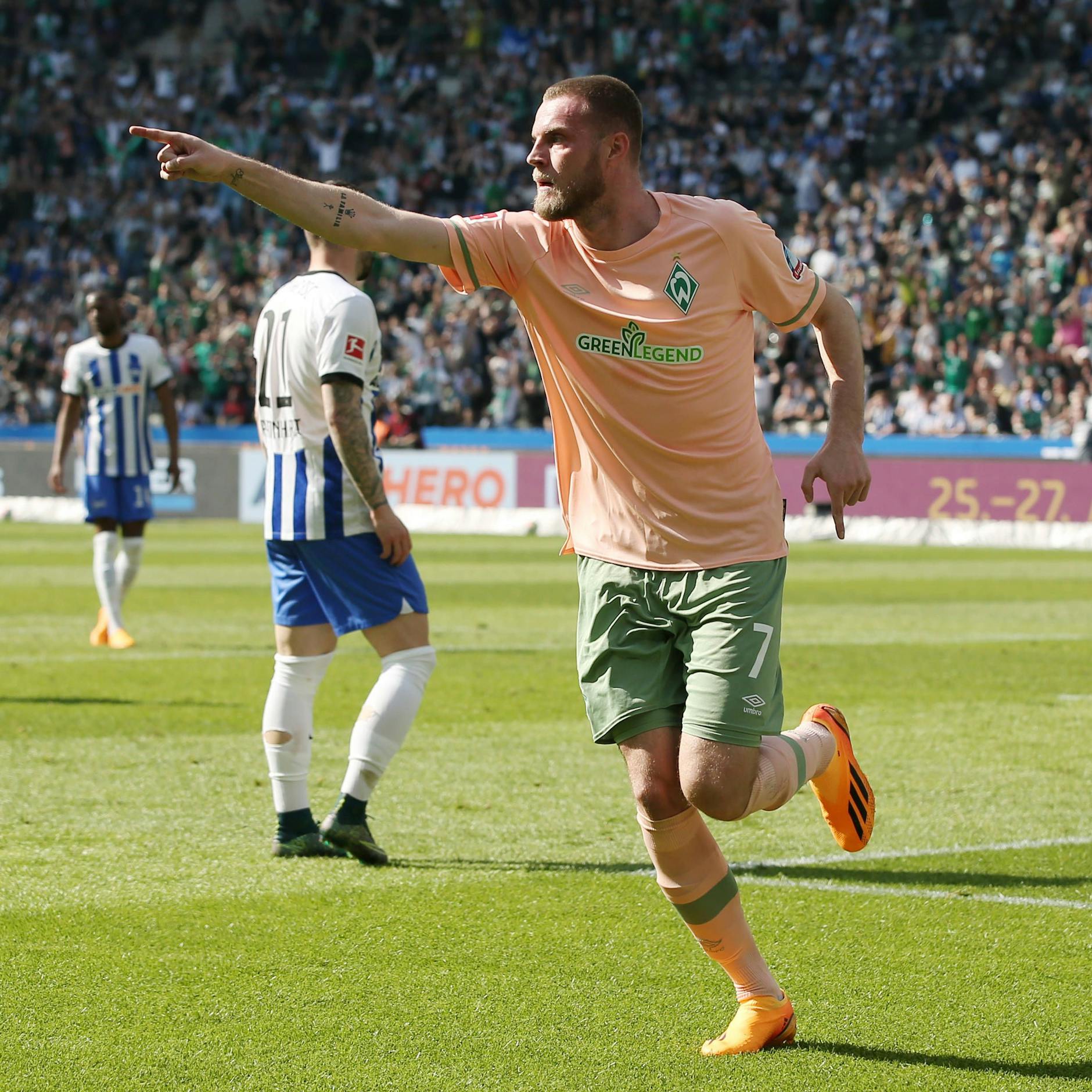 Hertha-Schreck Marvin Ducksch von Werder Bremen gilt als heißer Kandidat beim 1. FC Union.