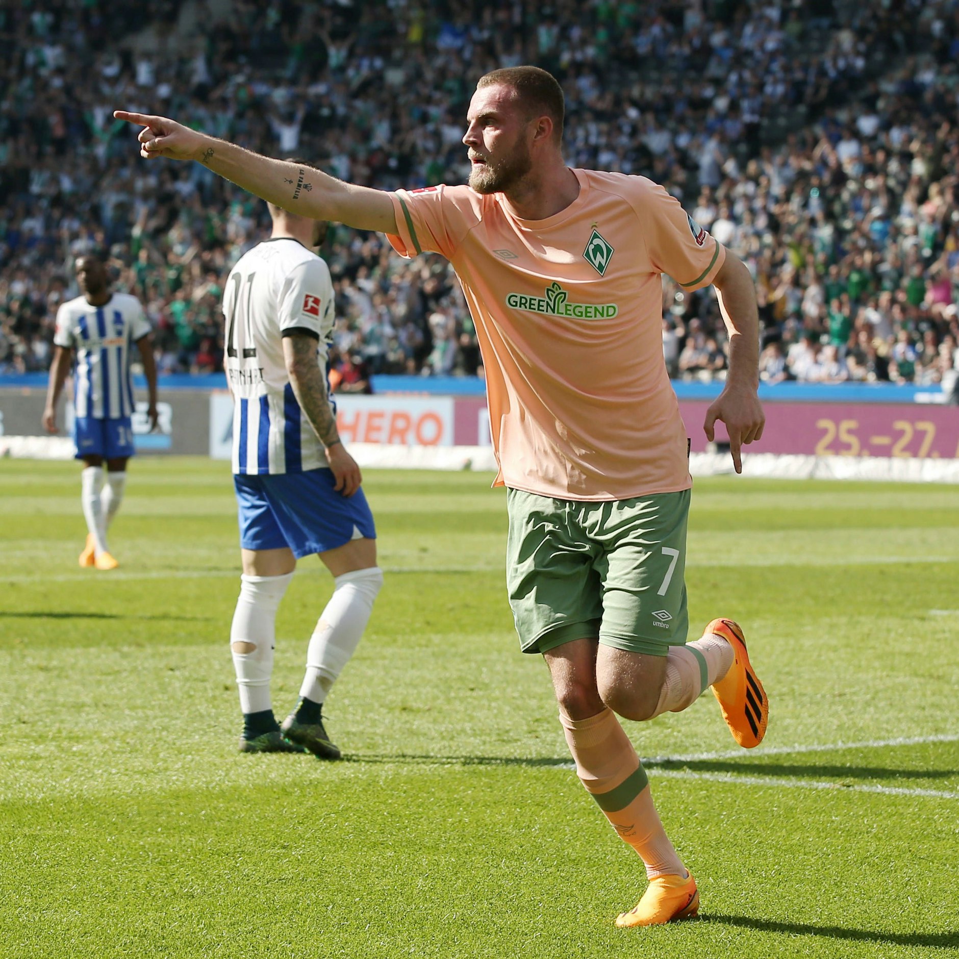 Hertha-Schreck Marvin Ducksch von Werder Bremen gilt als heißer Kandidat beim 1. FC Union.