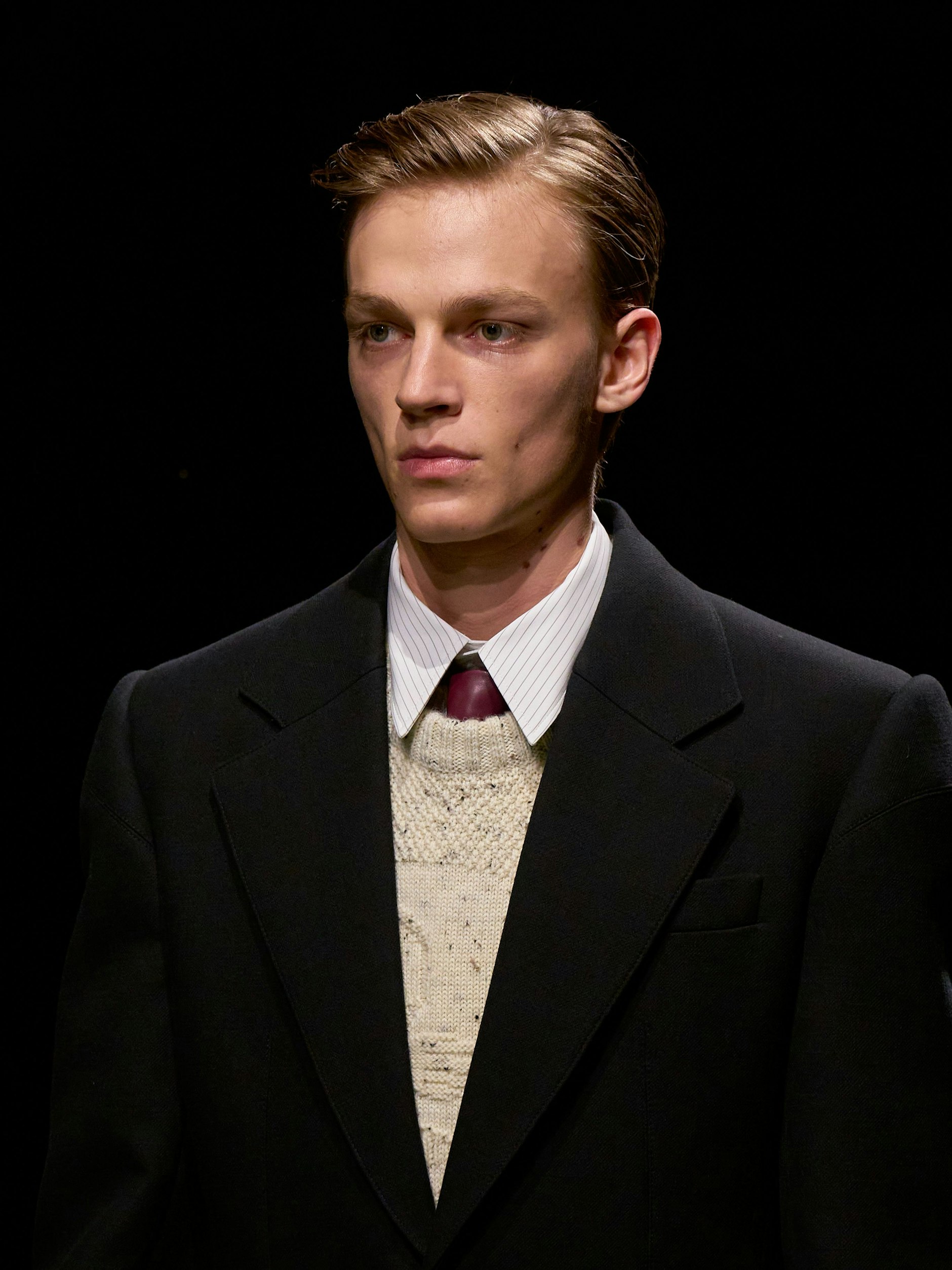 Mit ganz viel Gel zum Erfolg: der Wet Look bei Bottega Veneta.&nbsp;