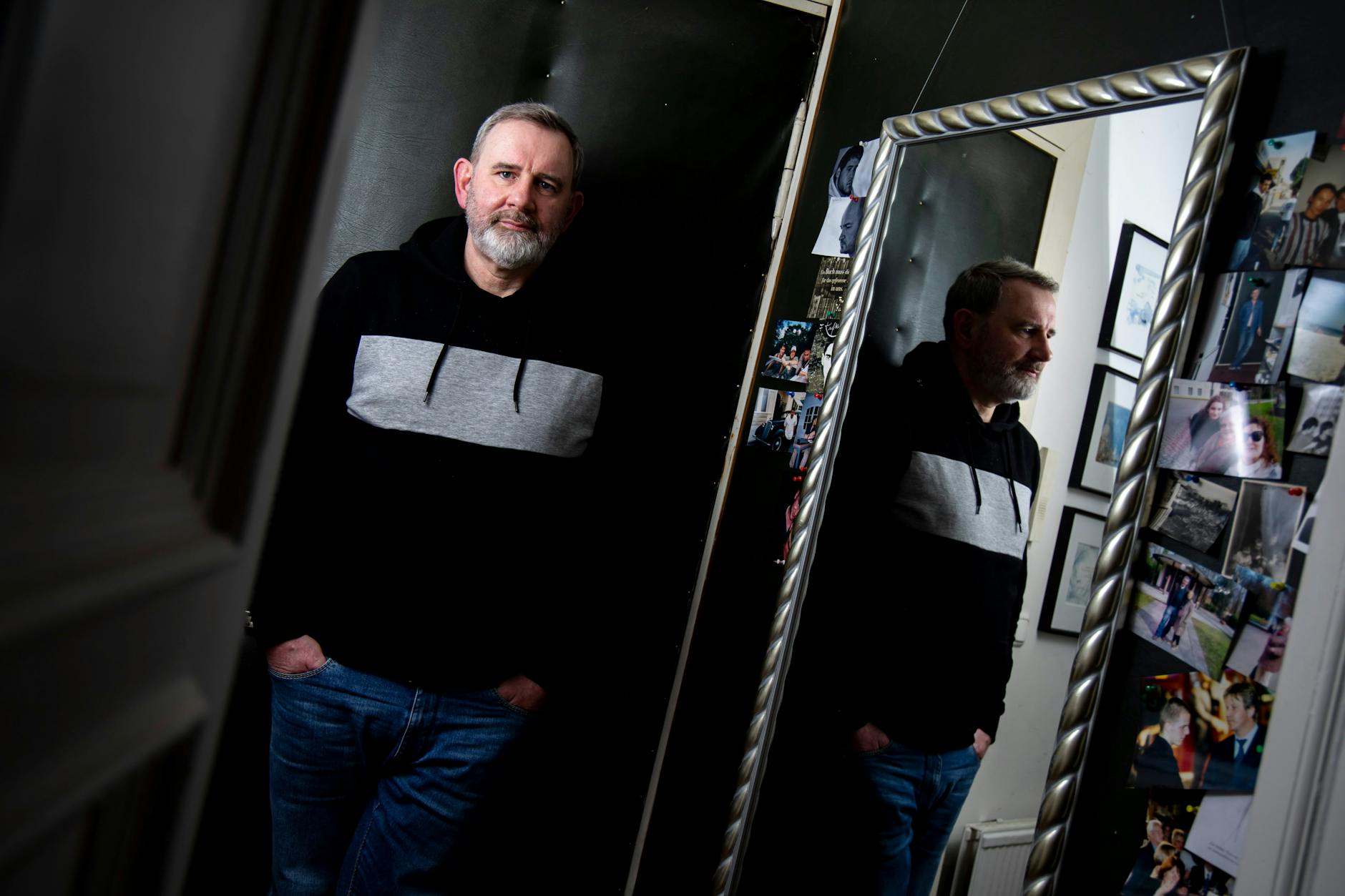 Marco Kirchhof in seiner Wohnung in Berlin