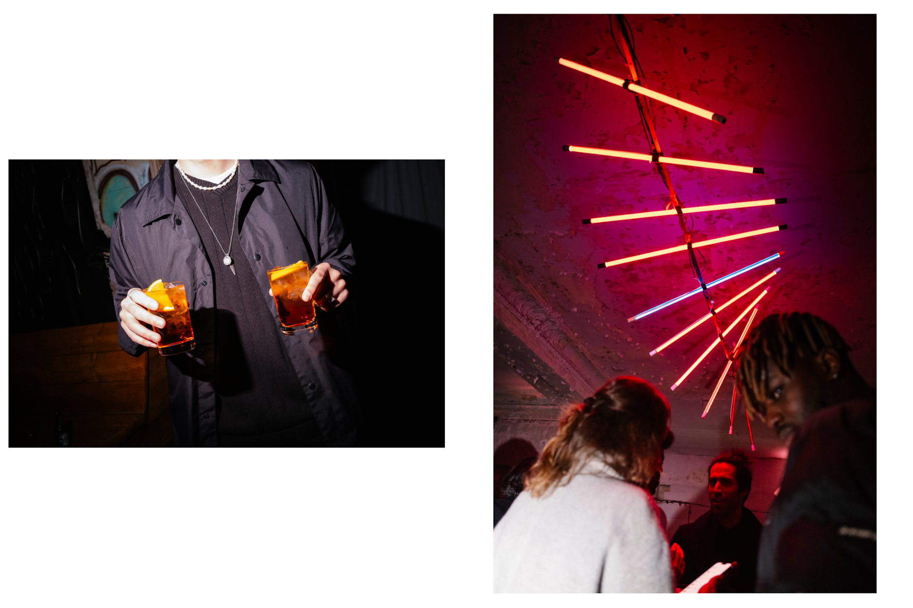 In den Räumen hinter der King Size Bar werden die Grenzen zwischen Party, Ausstellung, Konzert und Performance verwischt.