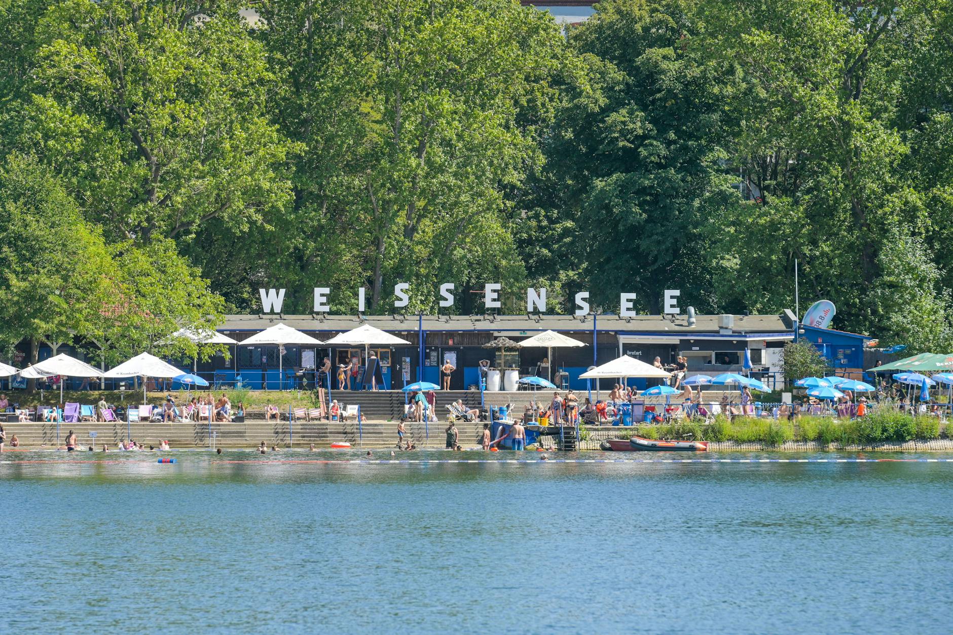 Strandbad Weissensee in Berlin-Pankow.
