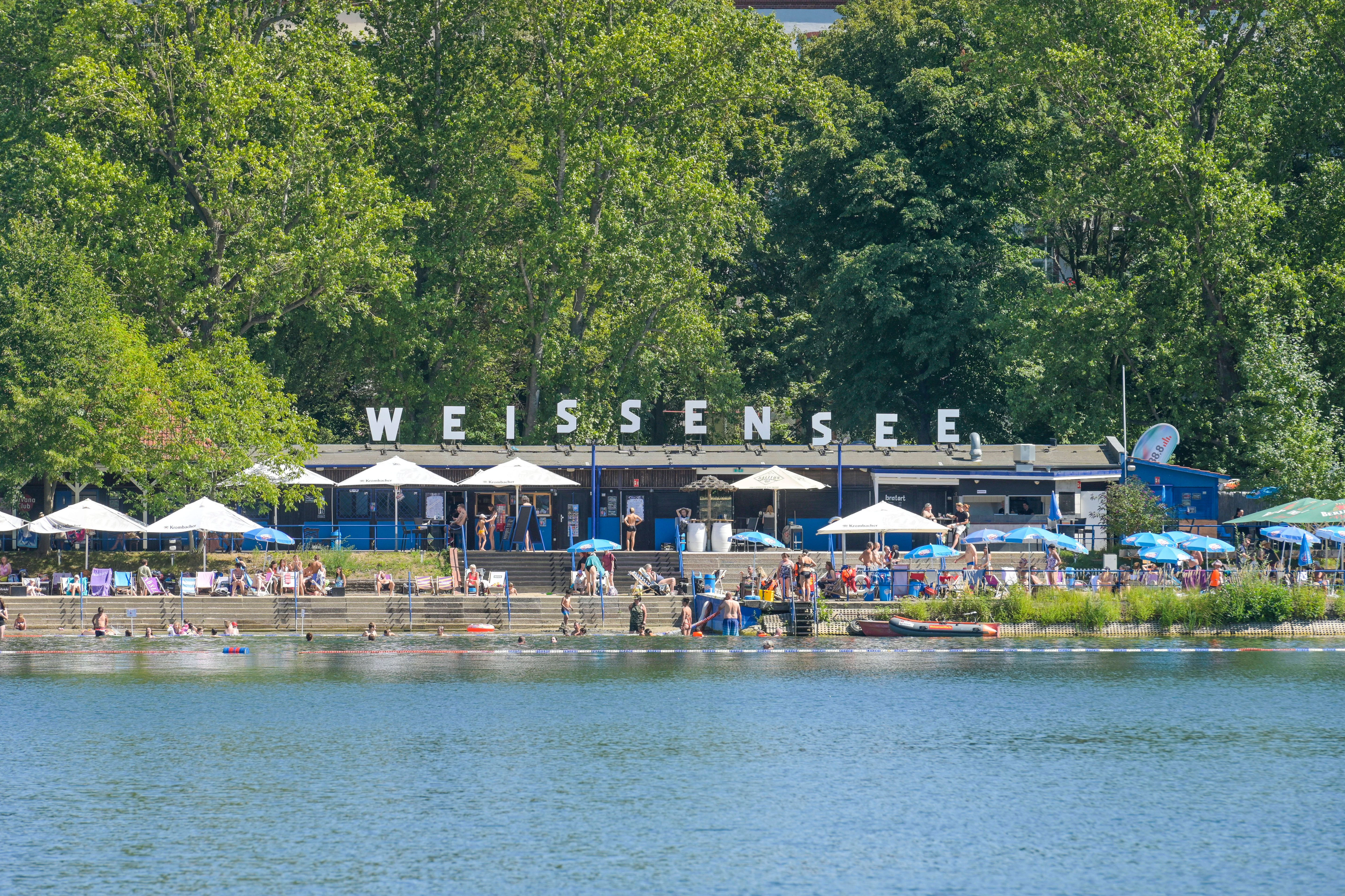 Strandbad Weissensee in Berlin-Pankow.
