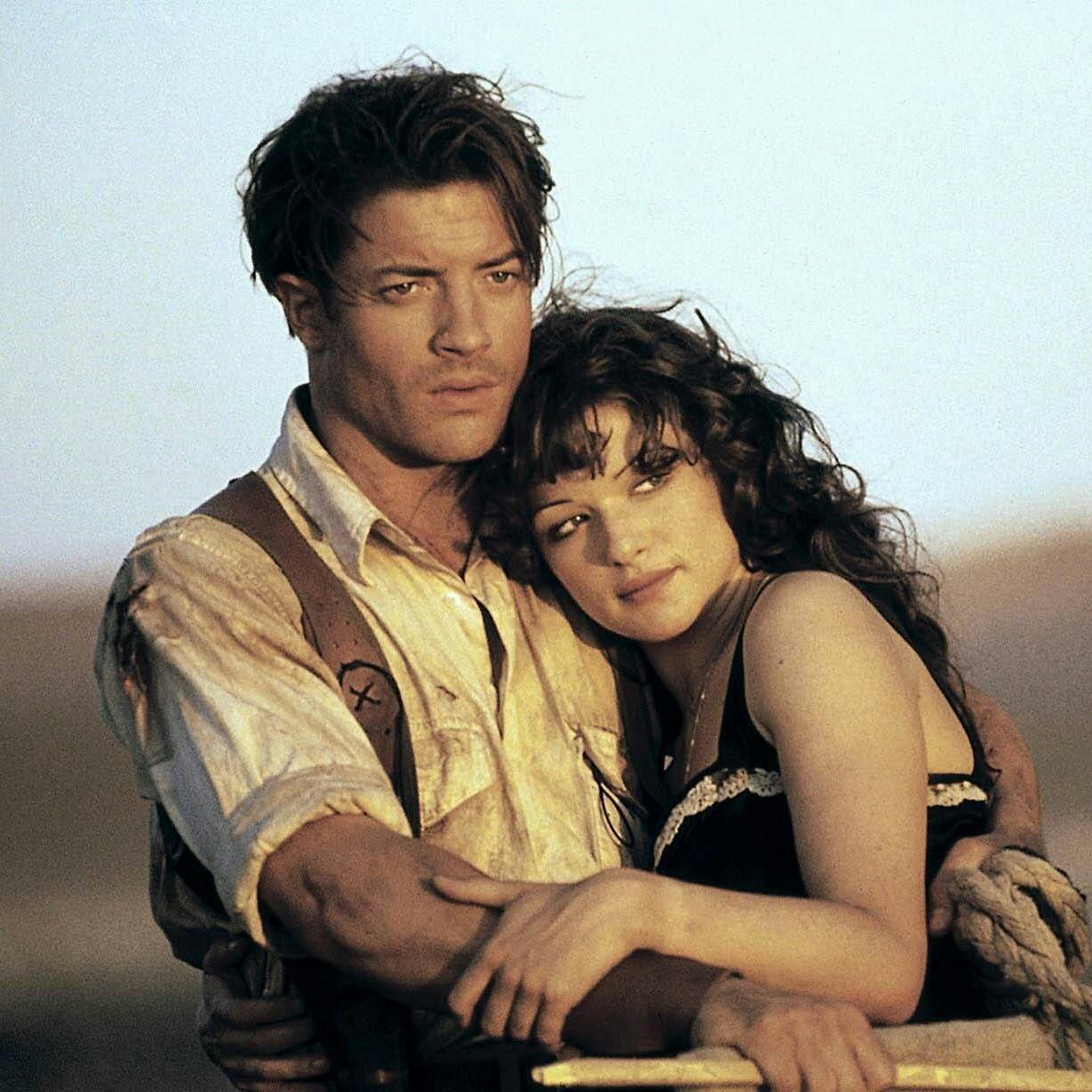 Mit dem Film „Die Mumie“ wurde Brendan Fraser 1999 berühmt, hier mit Rachel Weisz.