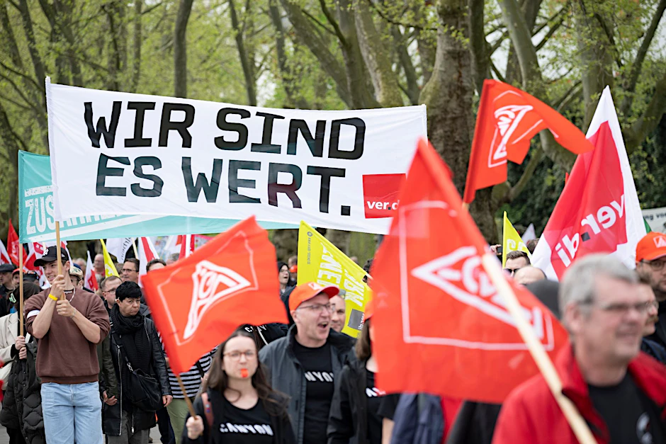 Die Veranstaltungen des Deutschen Gewerkschaftsbundes zum Tag der Arbeit standen in diesem Jahr unter dem Motto «Ungebrochen solidarisch».  