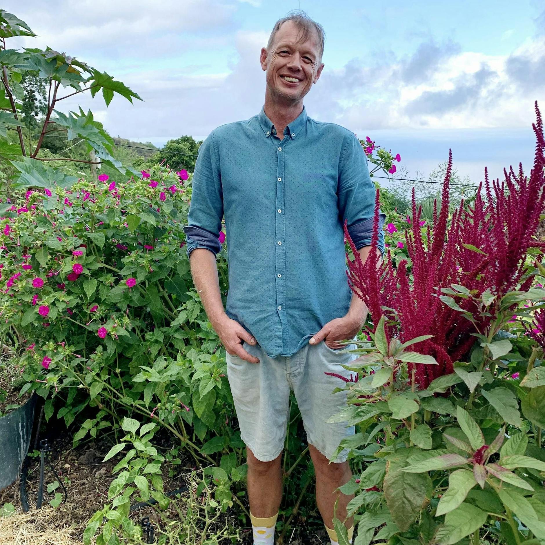 Hobbybauer Heiko ist von Bastis Geständnis irritiert.