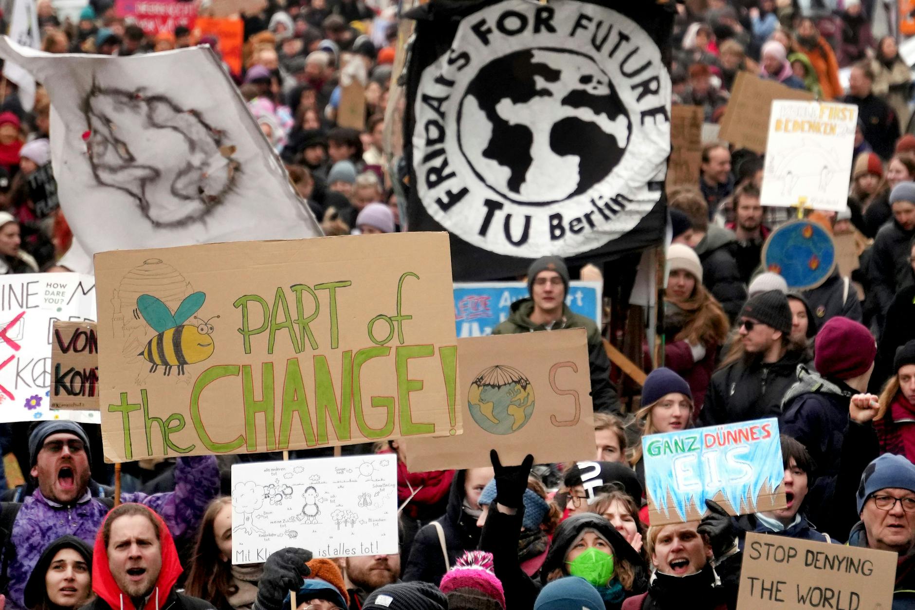 Klimaschutz-Demo in Berlin