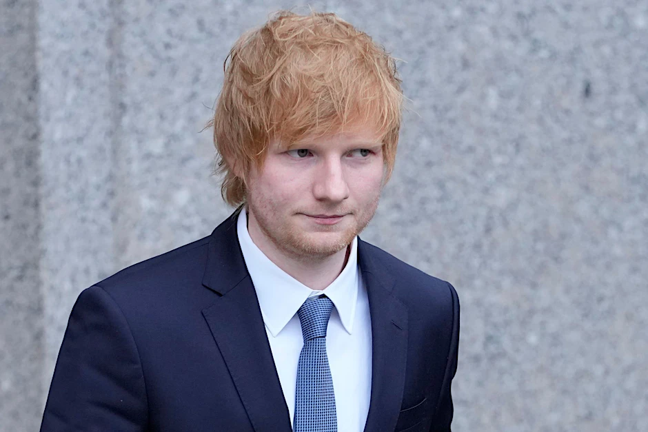 Ed Sheeran verlässt das 500 Pearl Court House in New York. Die Erben des 2003 gestorbenen US-Musikers Ed Townsend erheben Coyright-Vorwürfe gegen den Briten.  