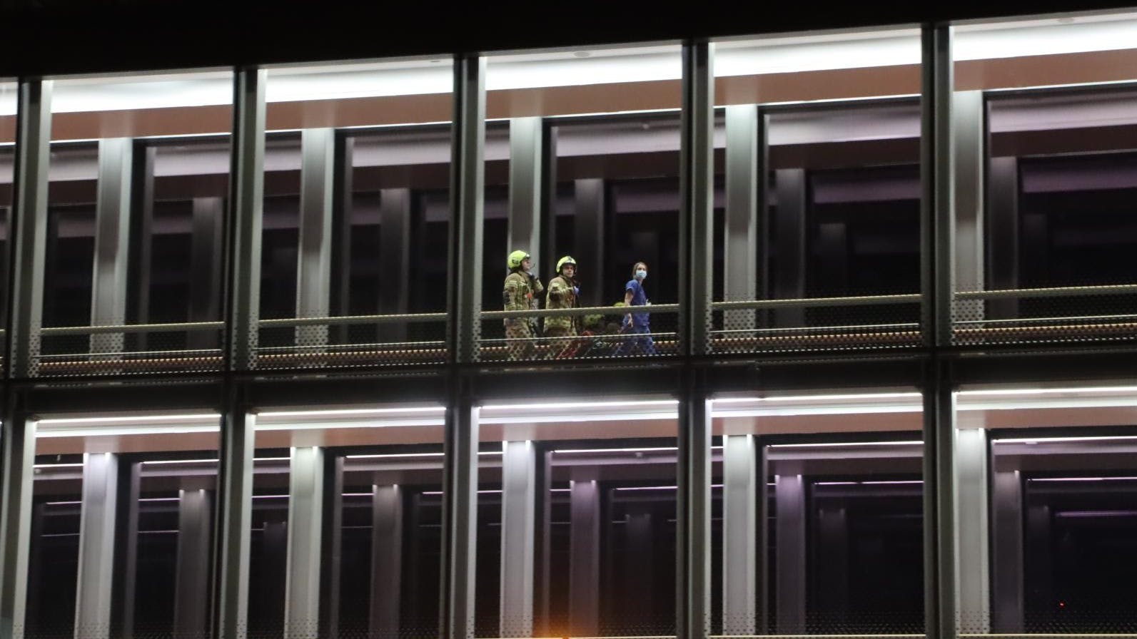 Teile der Charité in Mitte waren in der Nacht dunkel und komplett ohne Strom. 