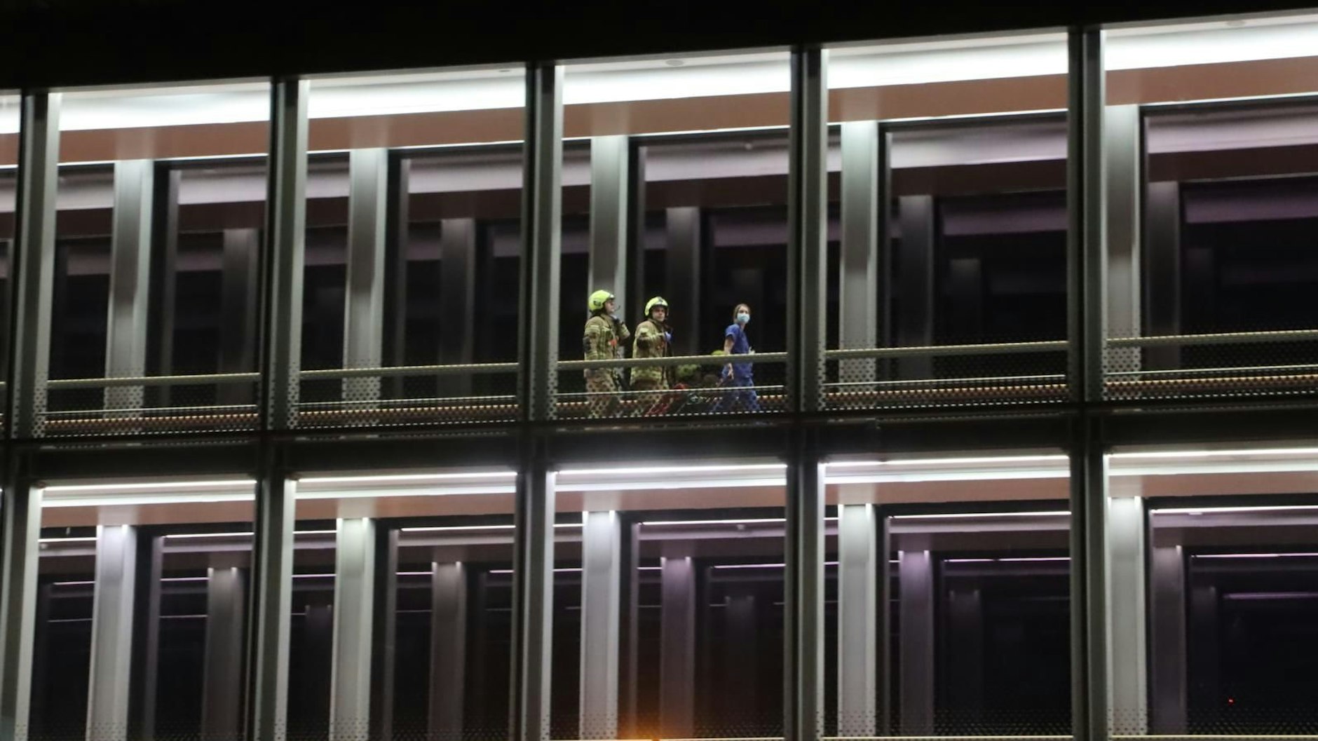 Teile der Charité in Mitte waren in der Nacht dunkel und komplett ohne Strom.&nbsp;