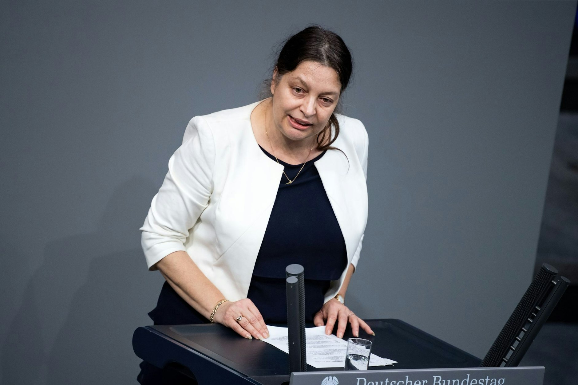 Birgit Malsack-Winkemann bei einer Rede im Bundestag.