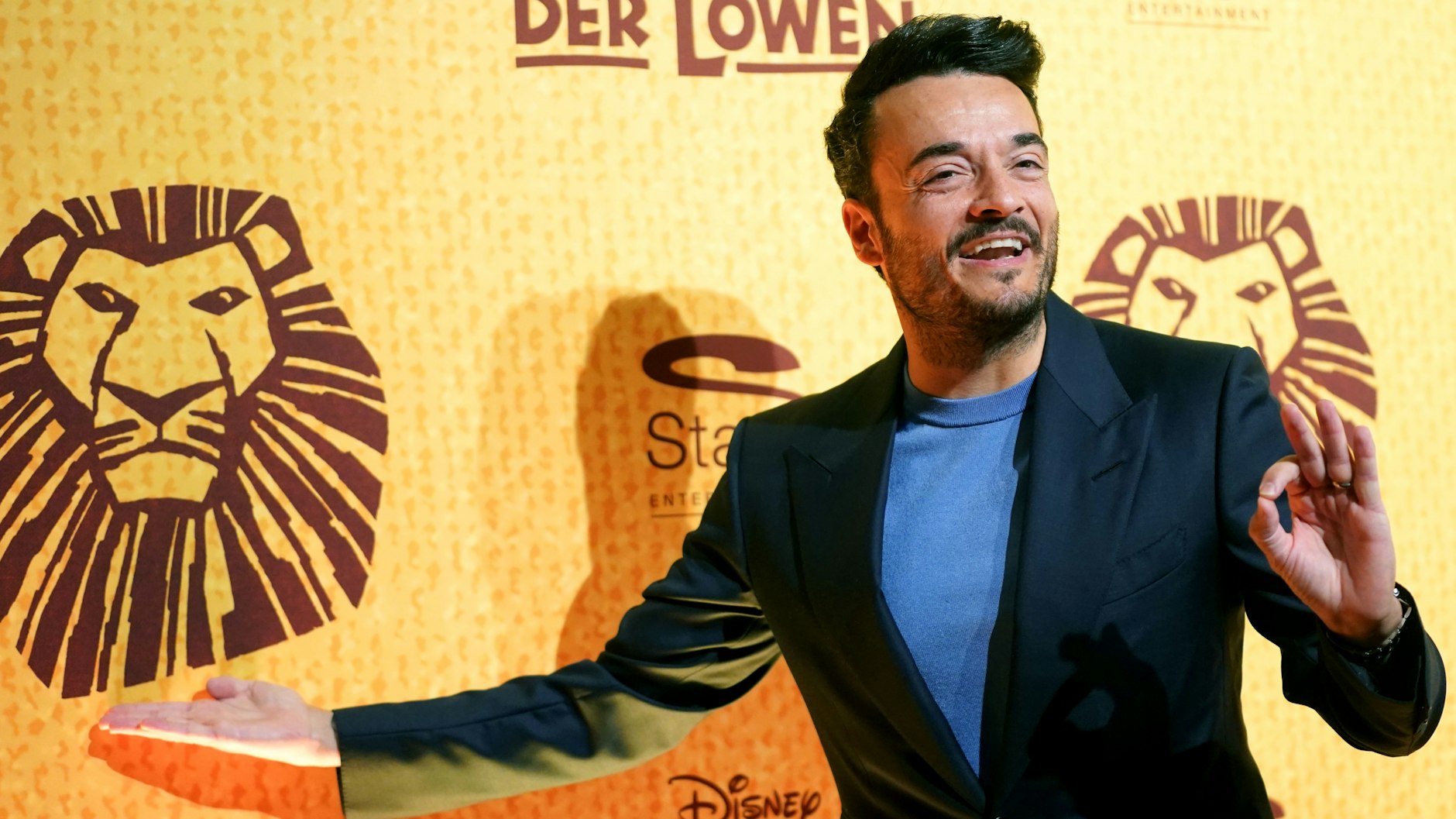 Zur Gala von „Der König der Löwen“ kam Giovanni Zarrella ohne seine Frau Jana Ina.