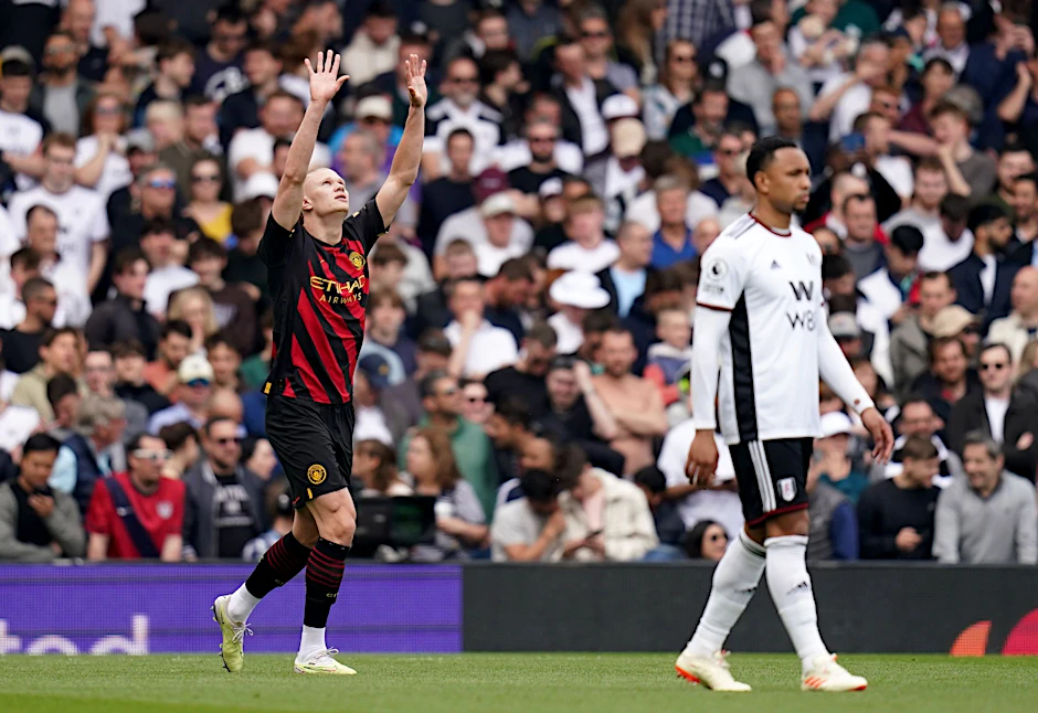 Mit seinem Treffer zum 1:0 erzielte Erling Haaland wettbewerbsübergreifend seinen 50. Saisontreffer - 21 mehr als jeder andere Premier-League-Profi.  
