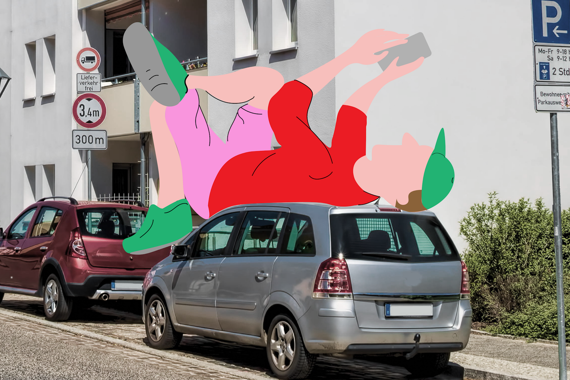 Wer einen Parkplatz in Berlin gefunden hat, gibt ihn so leicht nicht auf