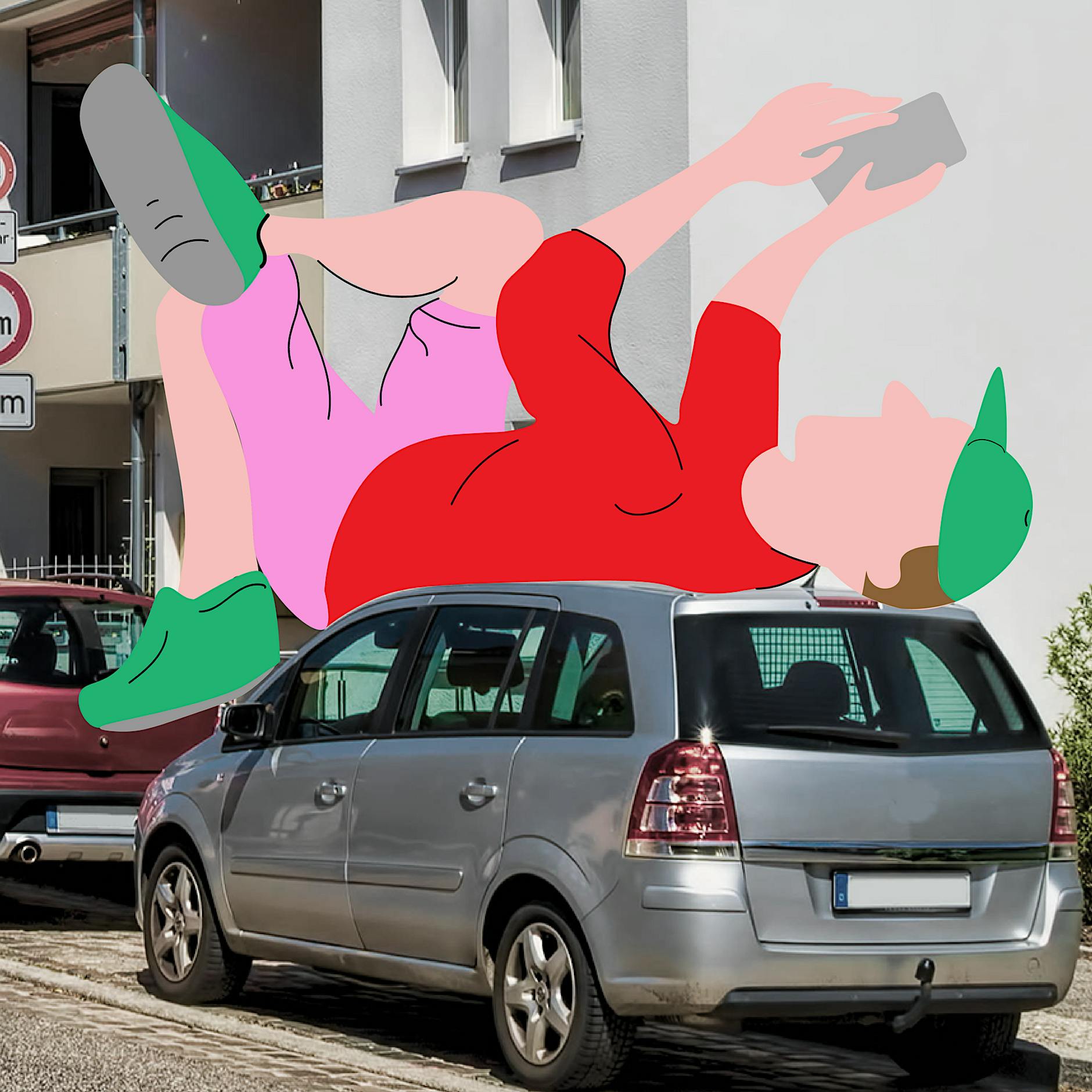 Lieber zwei Stunden im Auto sitzen, als einen Parkplatz riskieren!