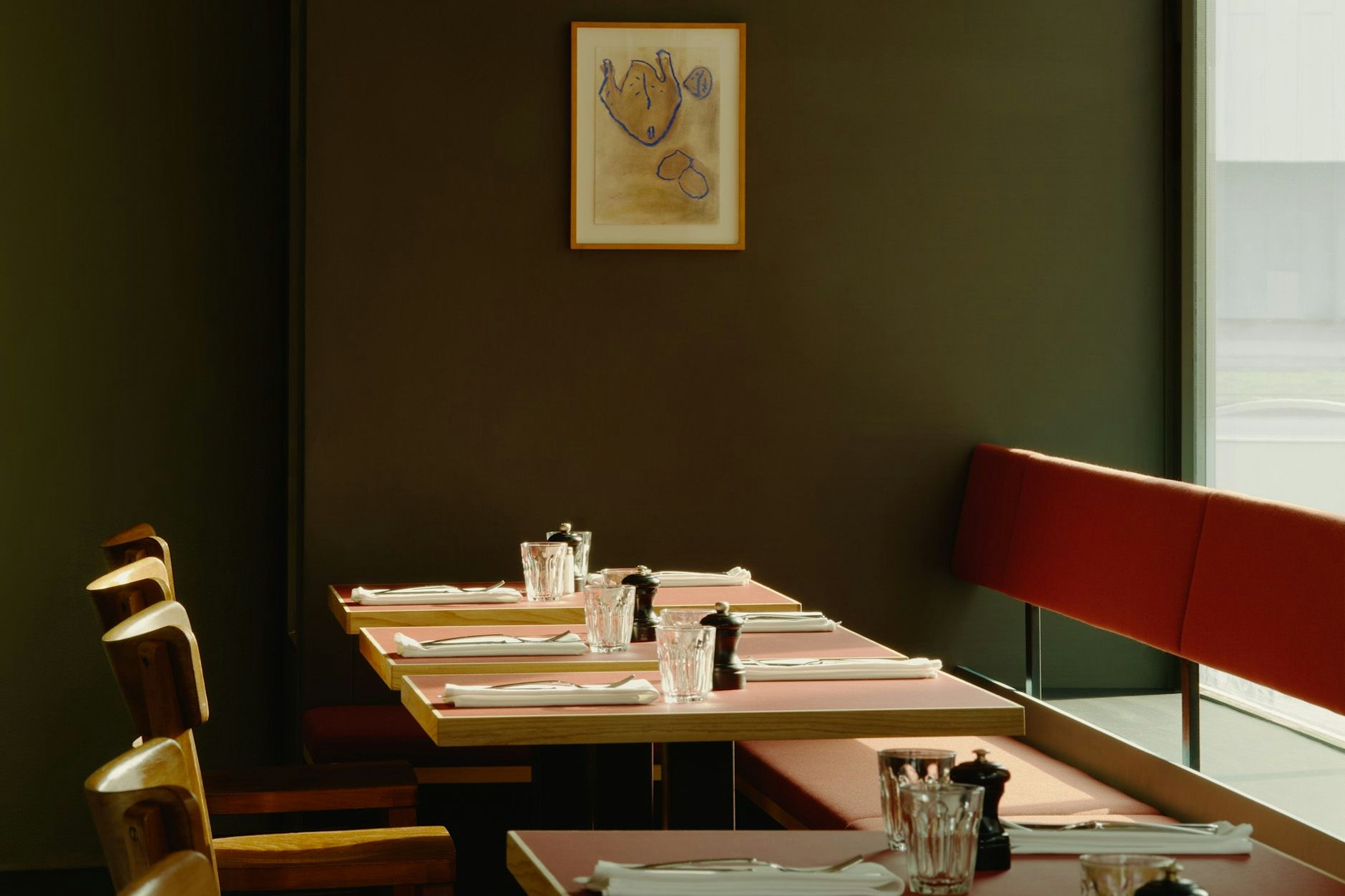 In der Gaststätte Trio: So sieht sieht sie aus, die neue Lust an der Einfachheit.