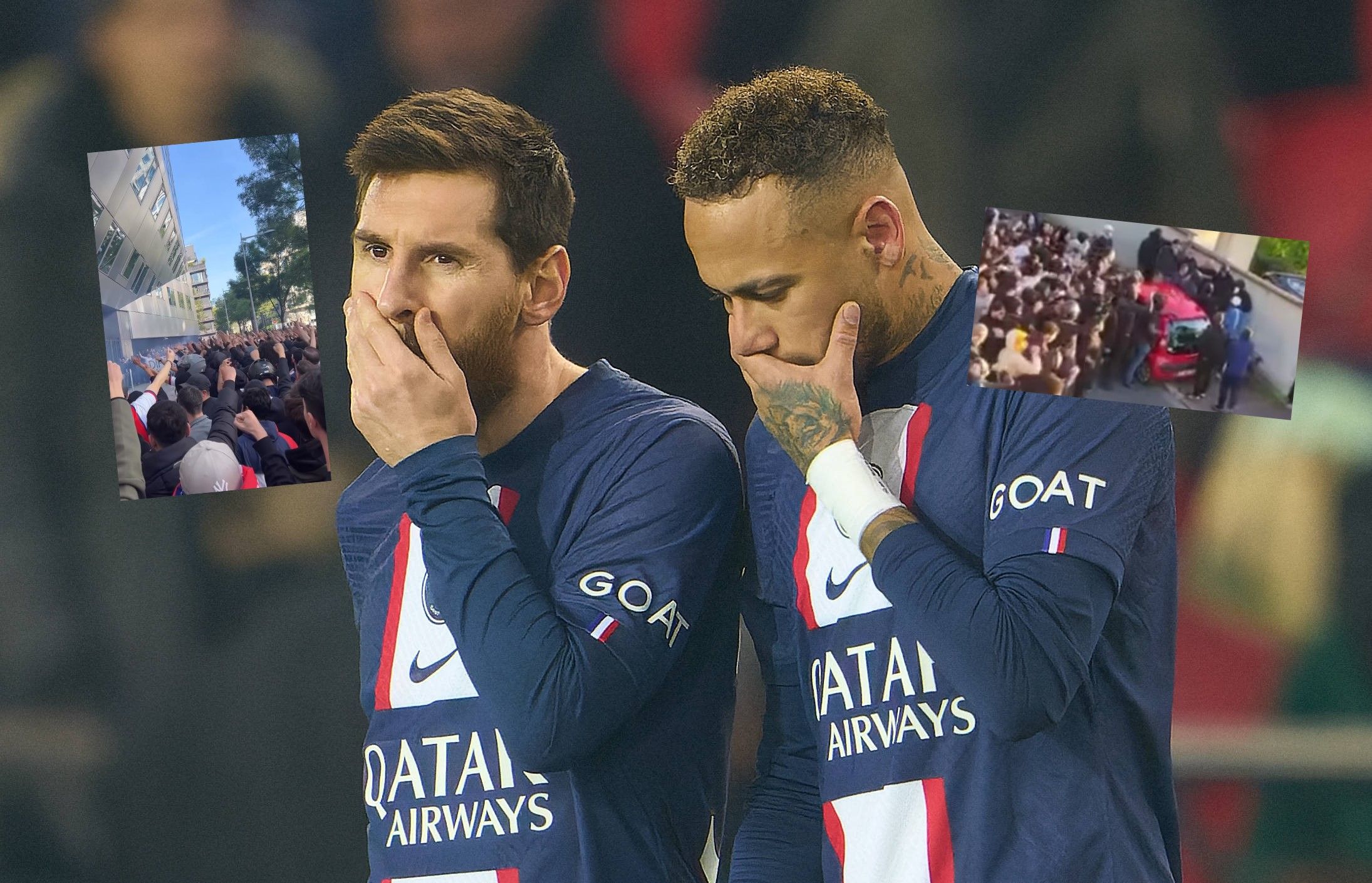 Image - Pulverfass Paris im Video: PSG-Fans jagen Messi und Neymar!