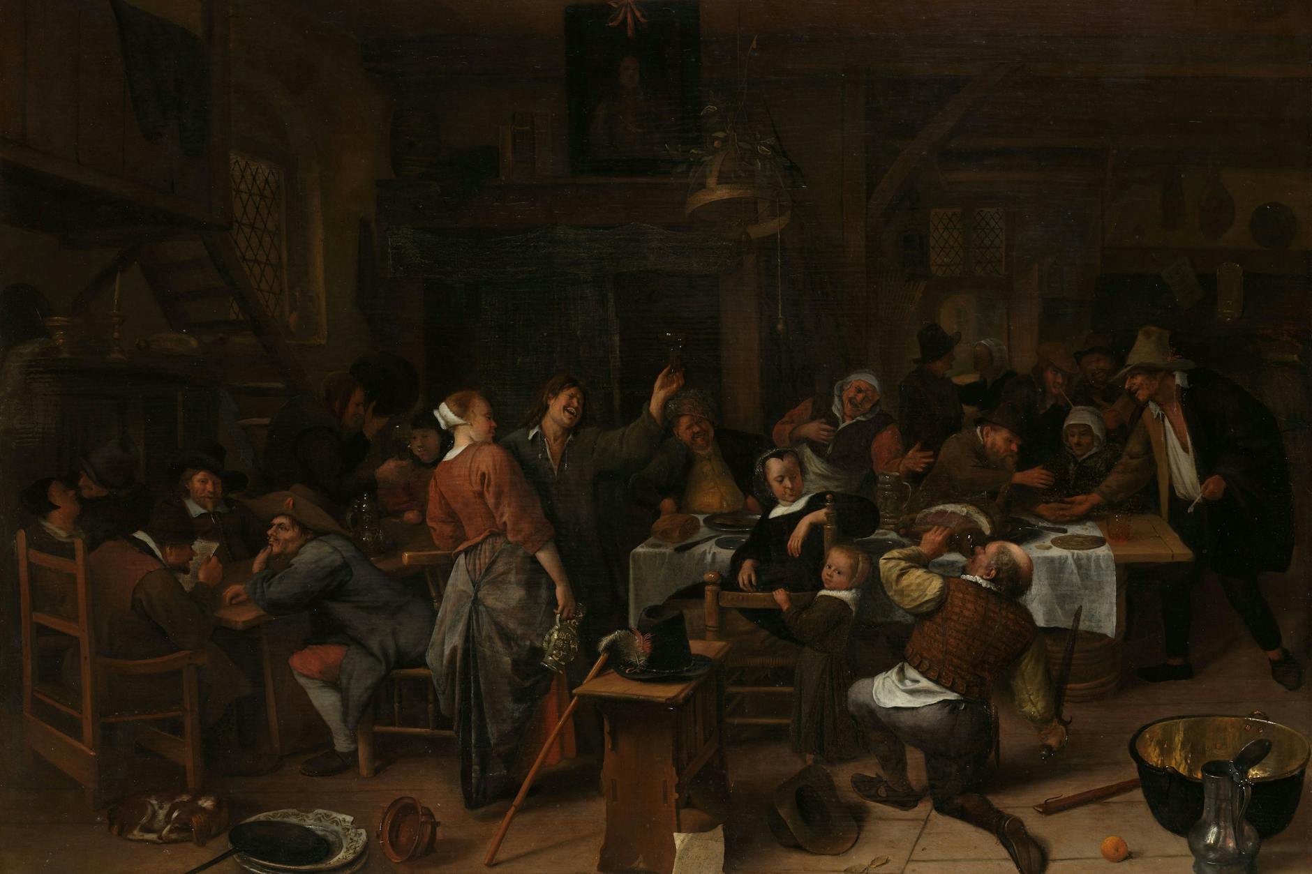 Gelage für die Untertanen: Feier des Geburtstages von Prinz Wilhelm III. am 14. November 1650.