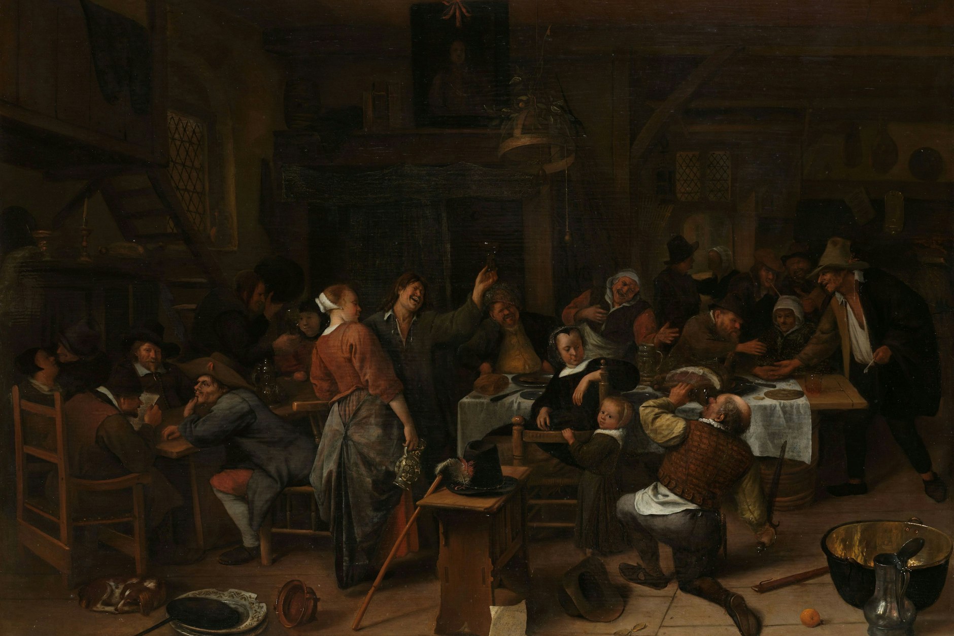 Gelage für die Untertanen: Feier des Geburtstages von Prinz Wilhelm III. am 14. November 1650.