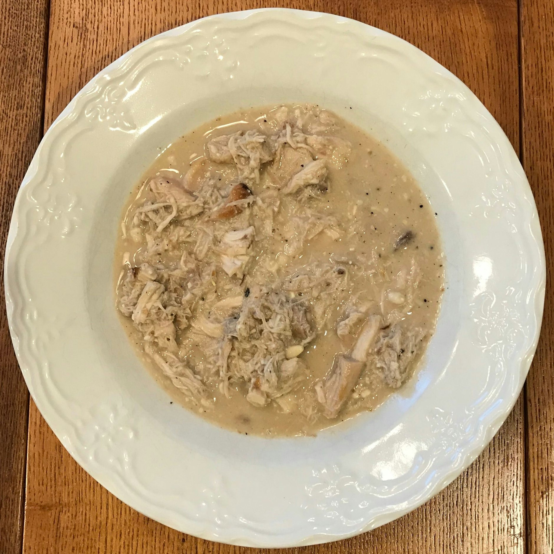 Das fertige Ekelgericht: Dillegrout.