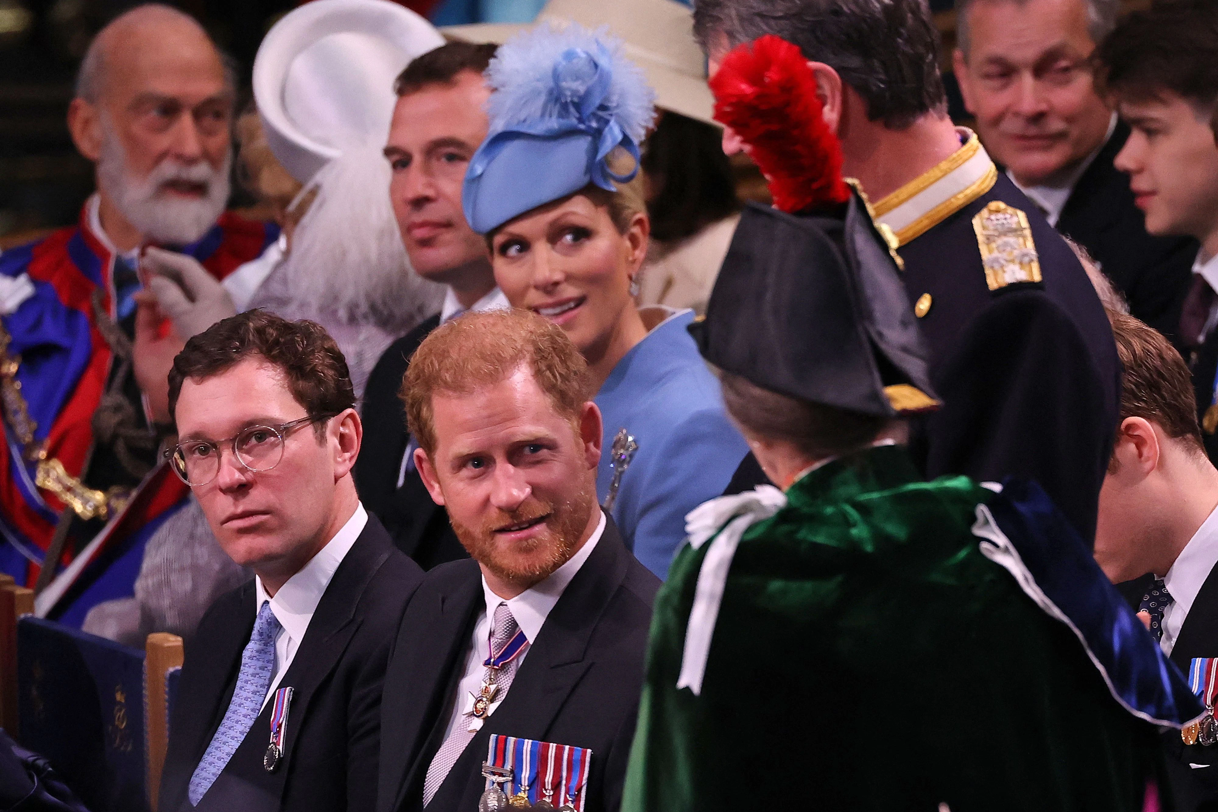 Prinz Harry in der Westminister Abbey.