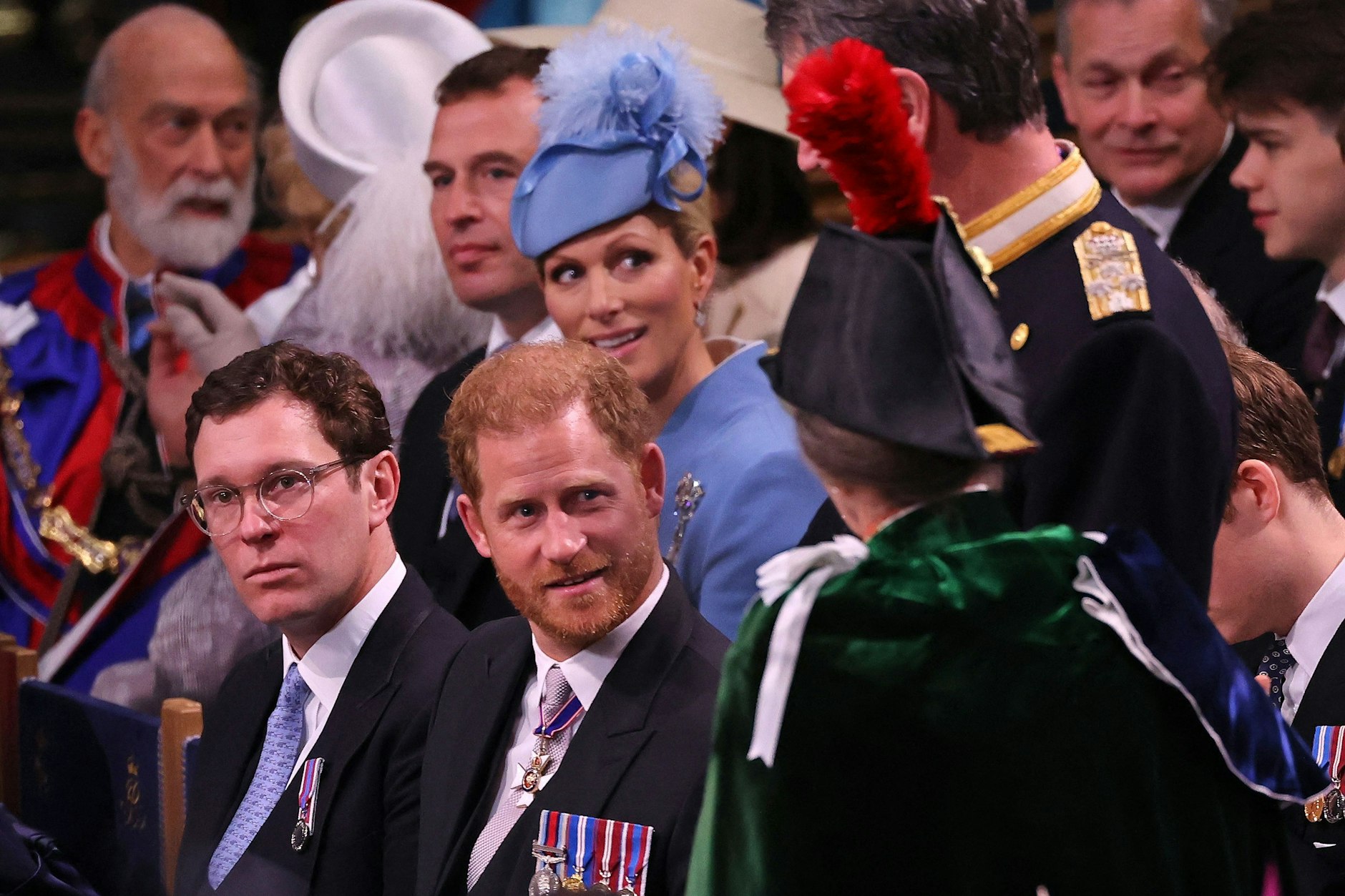 Prinz Harry in der Westminister Abbey.