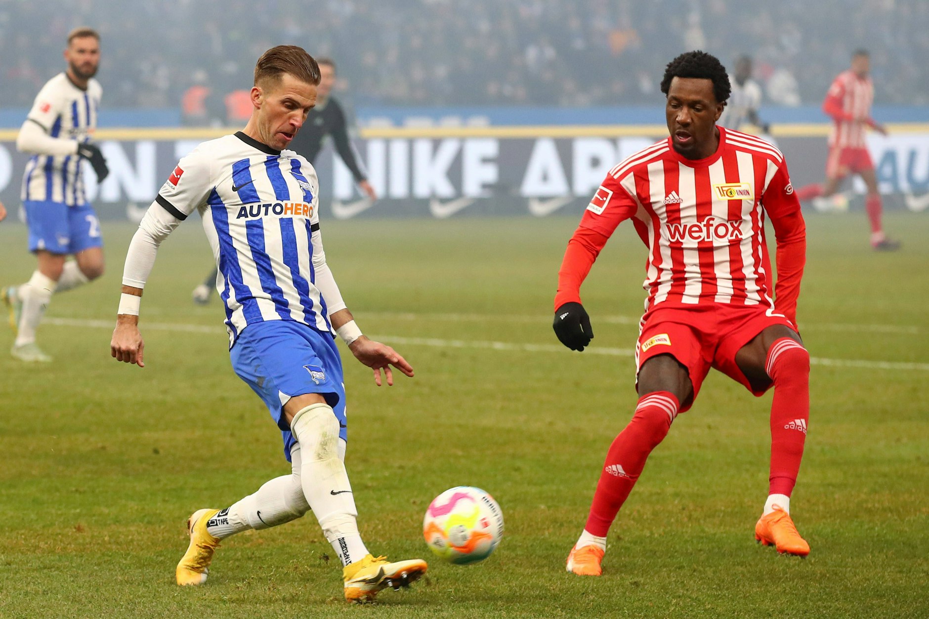 Hertha BSC und der 1. FC Union treffen in der kommenden Saison nur aufeinander, wenn Hertha gegen Stuttgart gewinnt und den Abstieg noch verhindert.