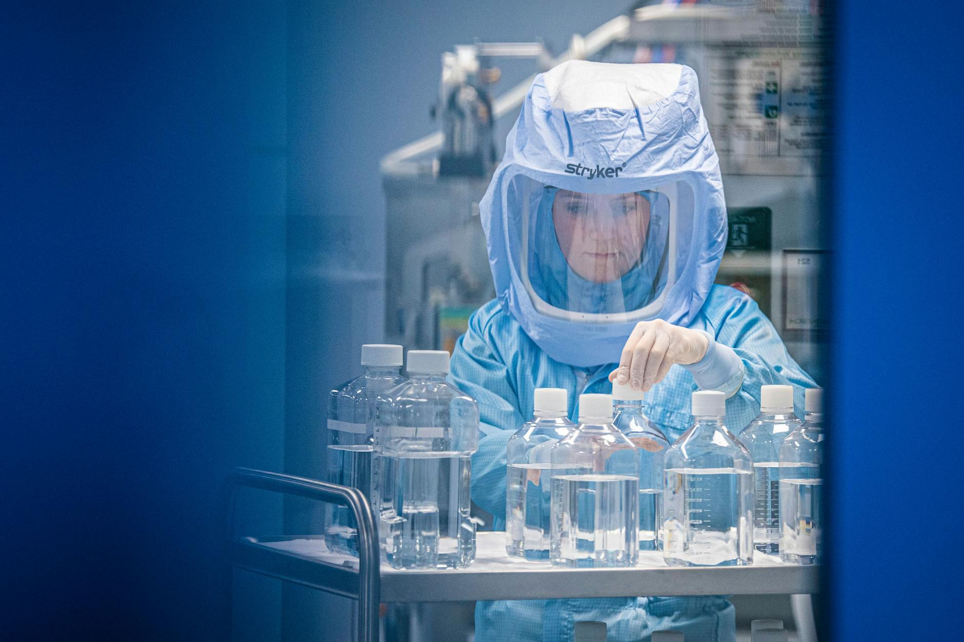 Herstellung von Impfstoffen der deutsch-amerikanischen Firma Biontech/Pfizer