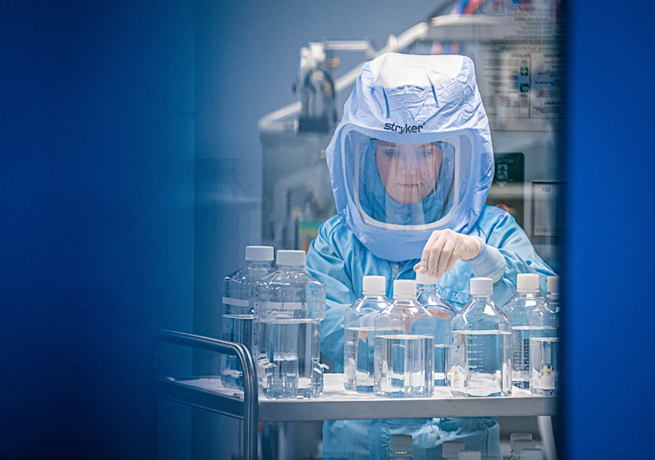 Herstellung von Impfstoffen der deutsch-amerikanischen Firma Biontech/Pfizer