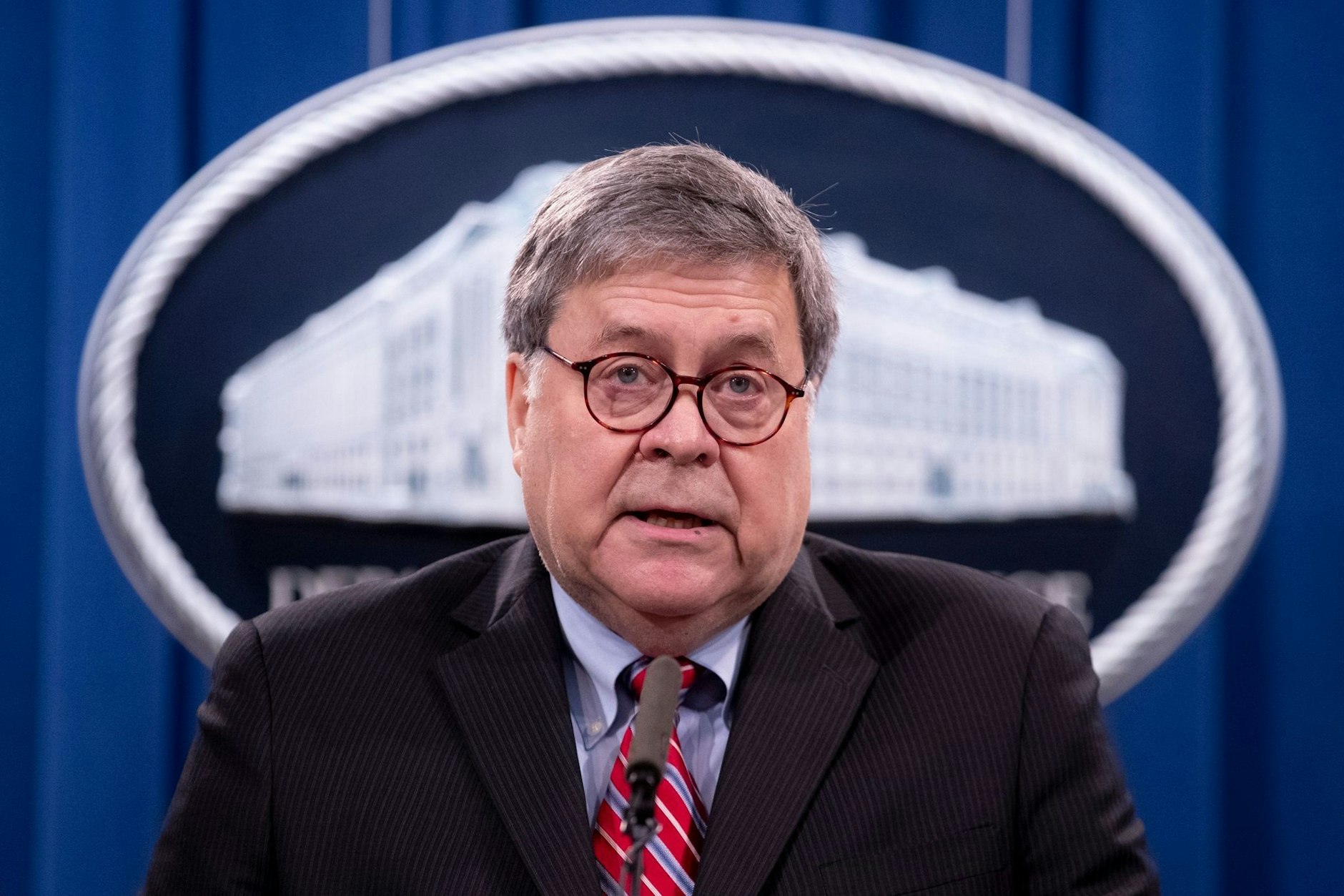 ARCHIV - William Barr ist ein scharfer Kritiker seines früheren Chefs.  
