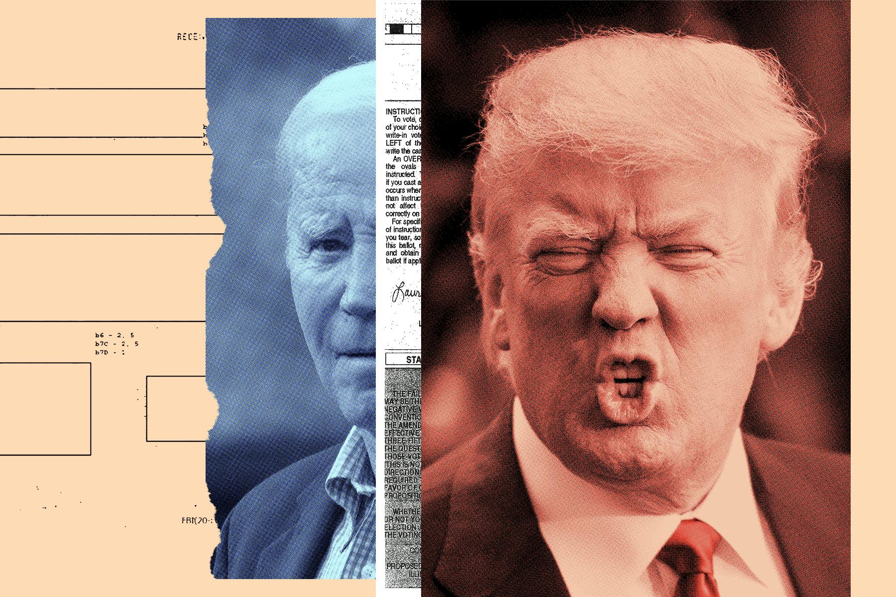 Joe Biden und Donald Trump: Beide wollen bei der Präsidentschaftswahl 2024 antreten.