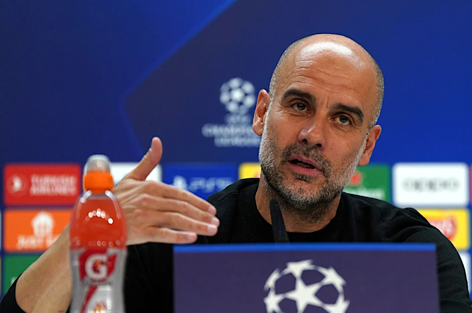Guardiola und Manchester City treffen im Halbfinale der Champions League auf Real Madrid.  