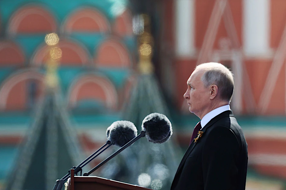 Wladimir Putin am 9. Mai 2023 in Moskau