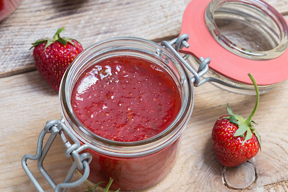 Selbstgemachte Erdbeermarmelade ist besonders lecker – erst recht mit einem besonderen Aroma.