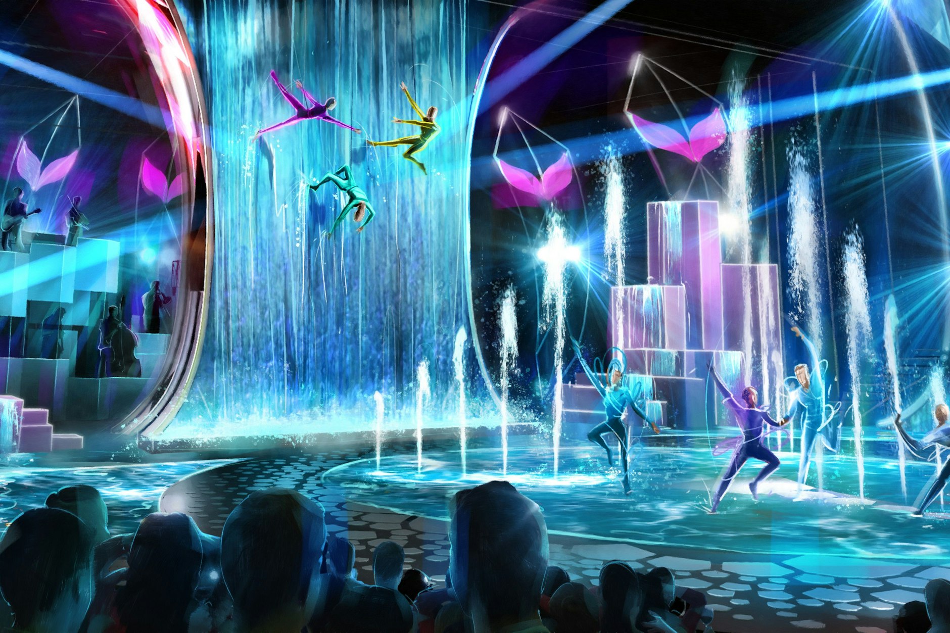 So wie in dieser Abbildung soll die neue Super-Show „Falling | In Love“ aussehen.