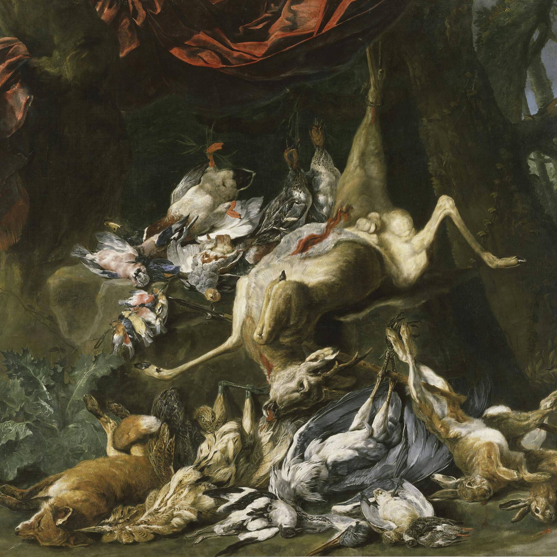 Jan Fyt, Still Life of Abundant Game.