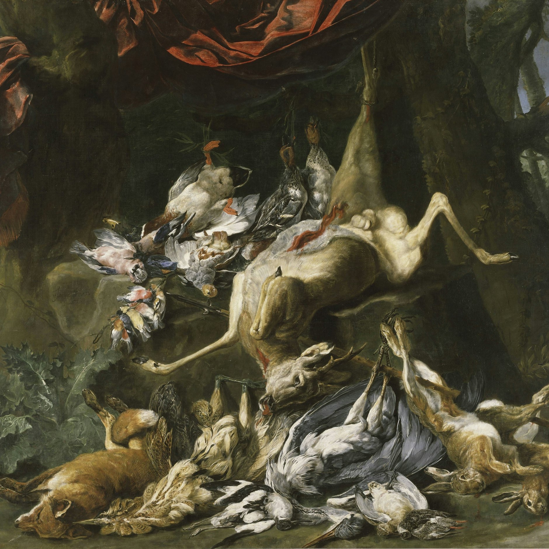 Jan Fyt, Still Life of Abundant Game.