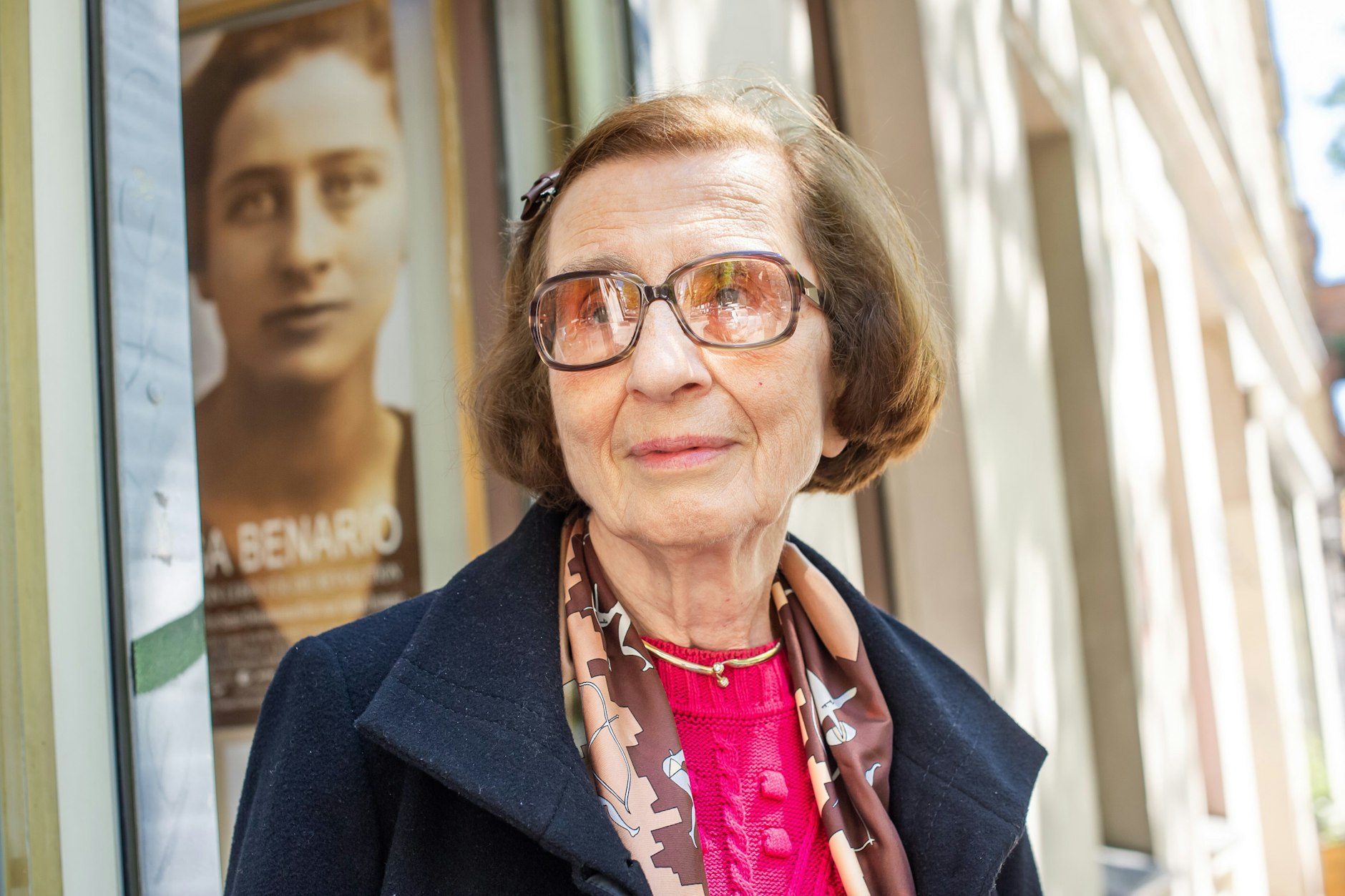 Anita Prestes, Tochter der von den Nazis ermordeten Kommunistin Olga Benario, in Berlin-Neukölln