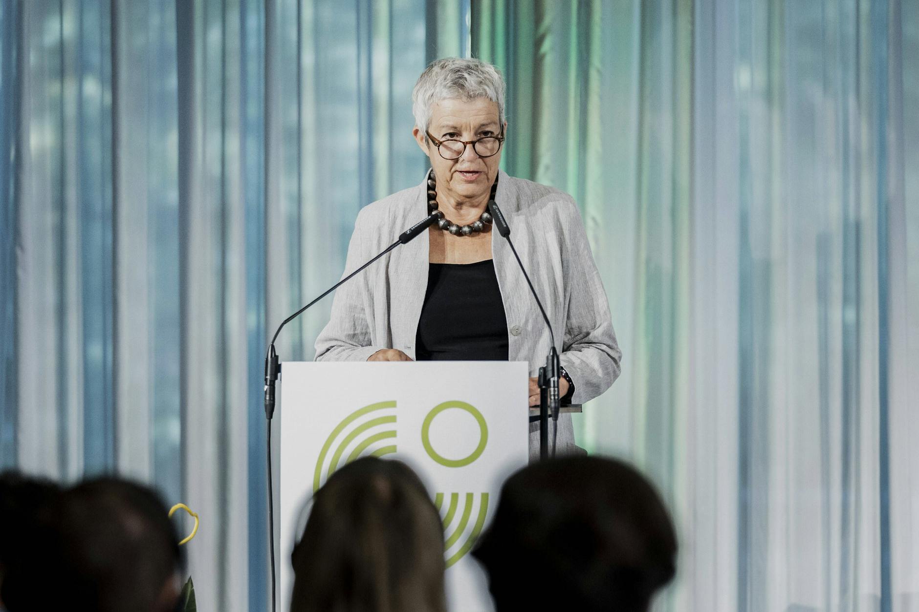 Carola Lentz, die Präsidentin des Goethe-Instituts, aufgenommen im Rahmen der Verleihung der Goethe-Medaille in Weimar, 28.8.2022, wird die Begrüßungsrede beim Netzwerktreffen halten.