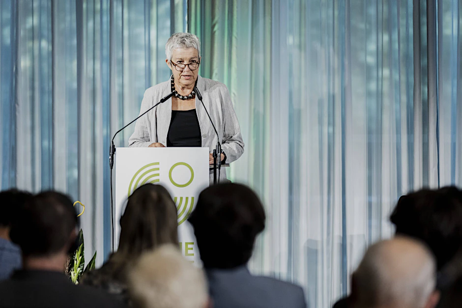 Carola Lentz, die Präsidentin des Goethe-Instituts, aufgenommen im Rahmen der Verleihung der Goethe-Medaille in Weimar, 28.8.2022, wird die Begrüßungsrede beim Netzwerktreffen halten.