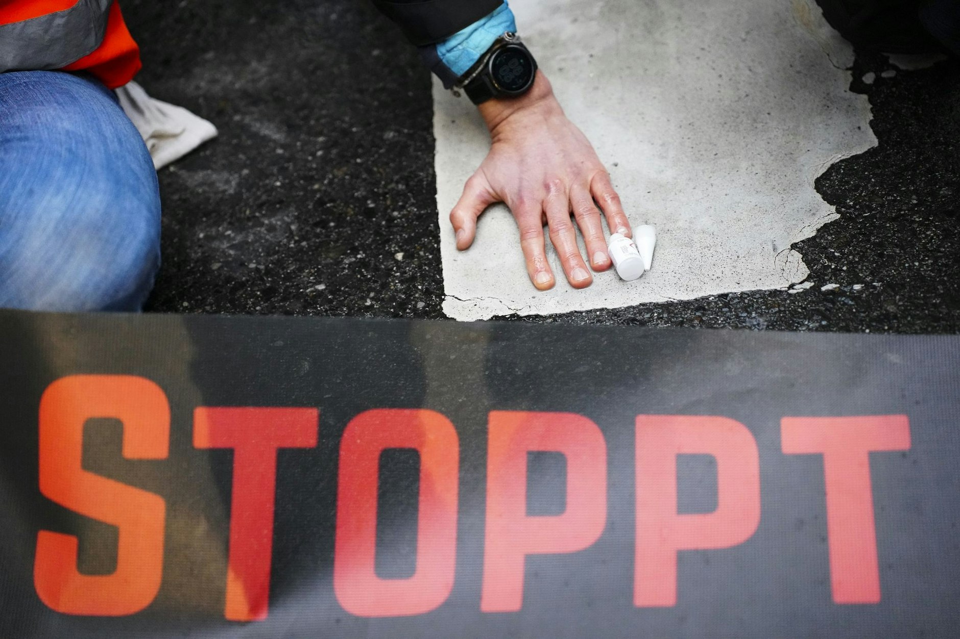 Klimaaktivisten der Letzten Generation blockierten in Wien die Straßen.&nbsp;