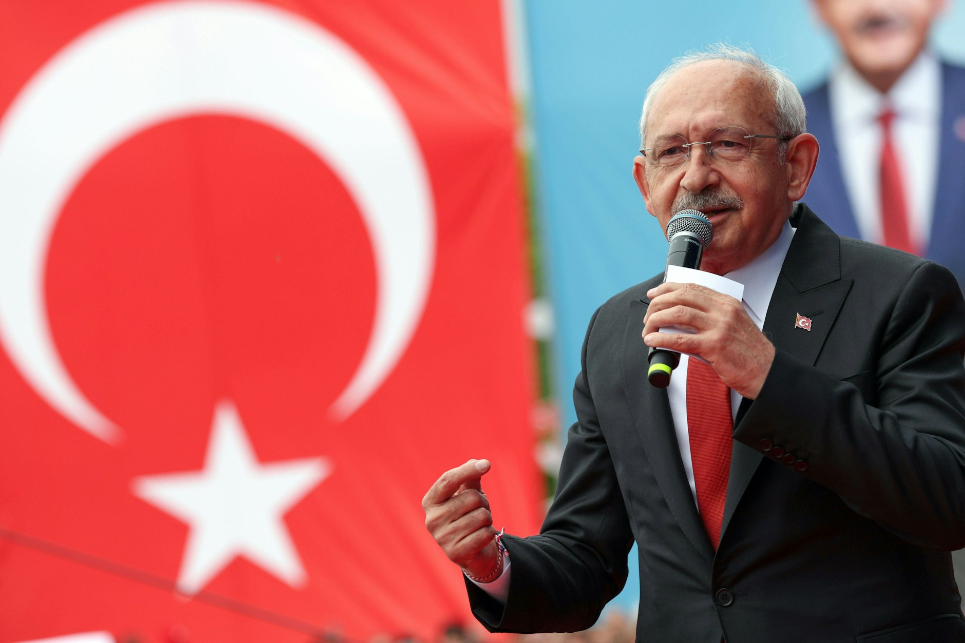 Erdogan-Herausforderer Kemal Kilicdaroglu liegt laut Umfragen vorn.