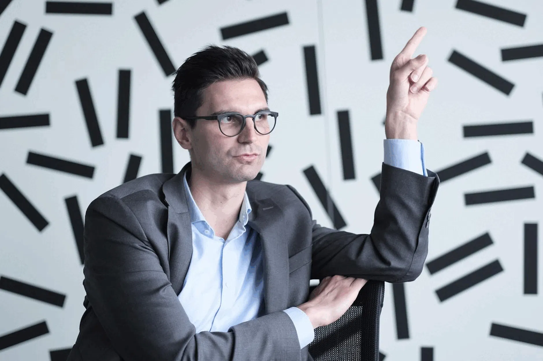 „In Mecklenburg-Vorpommern brennt die Hütte“: Sepp Müller in der Redaktion der Berliner Zeitung.