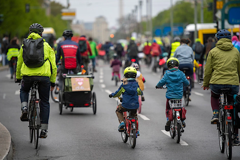 Auch eine Fahrraddemo findet am Wochenende wieder in Berlin statt.